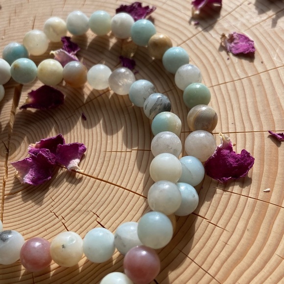 Amazonite Beaded Bracelet - Picture 2 of 3